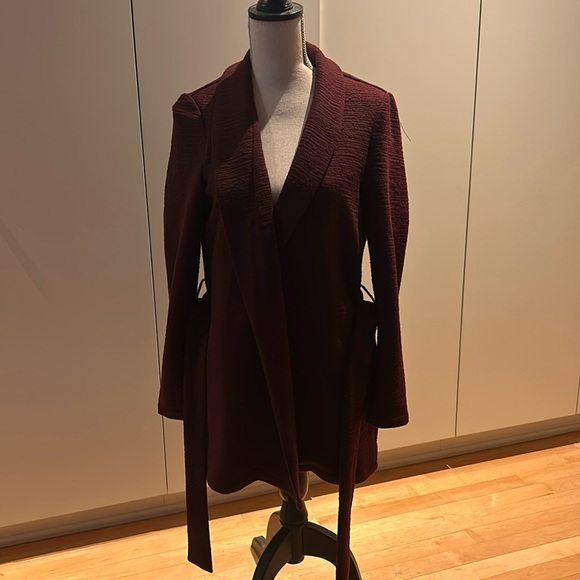Dynamite burgundy coat - Picture 1 of 3